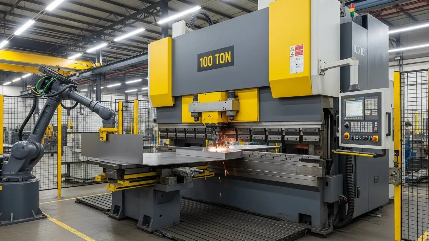 100 Freno a pressione CNC tonnellate