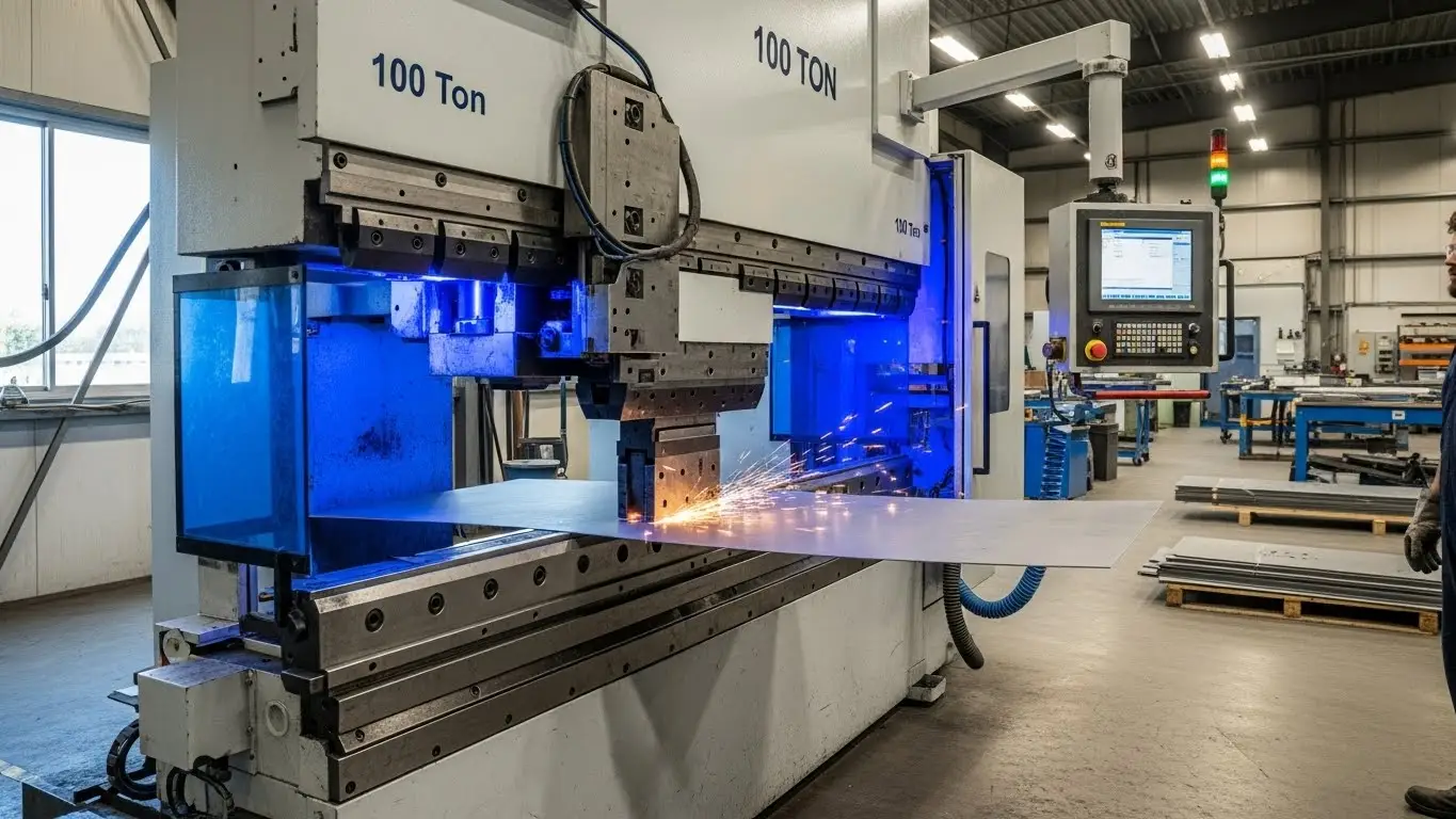 100t Freno a pressione CNC per acciaio