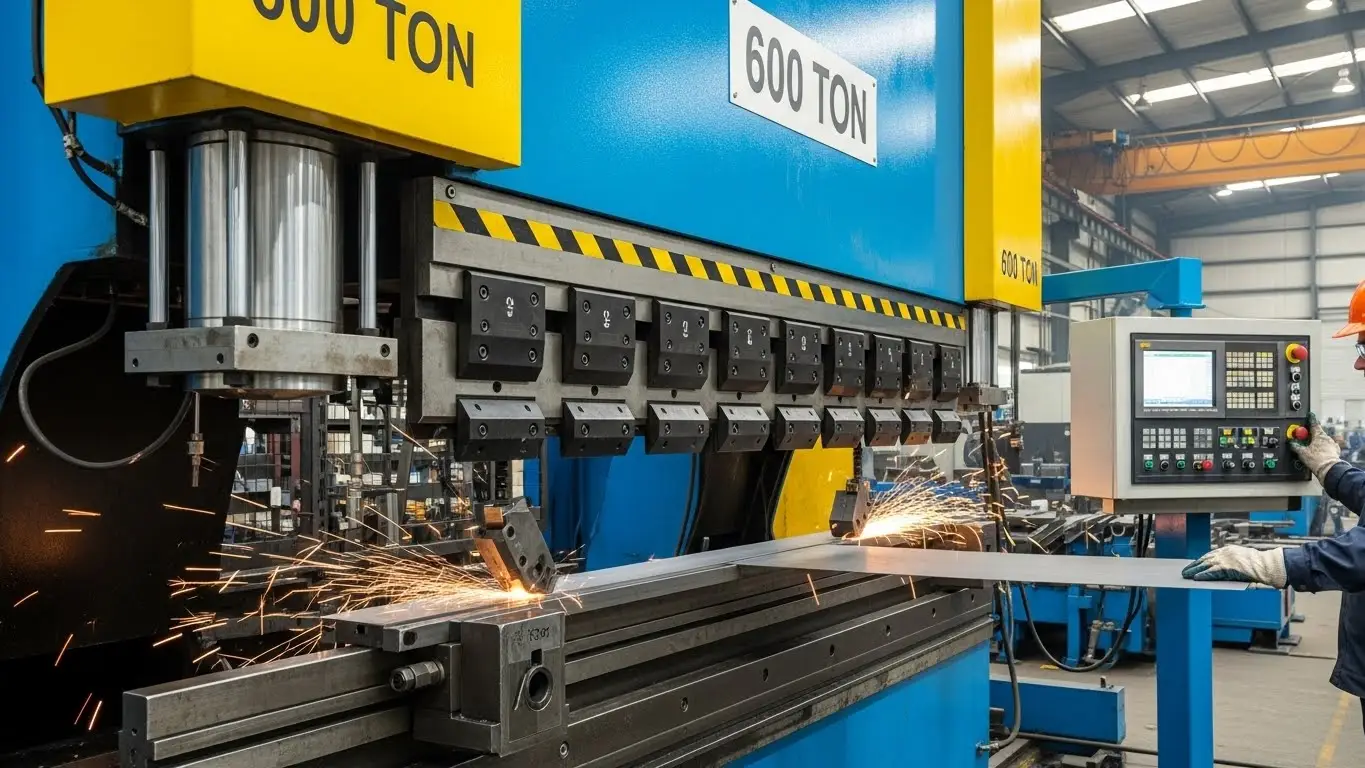 600 Freno a pressione CNC tonnellate