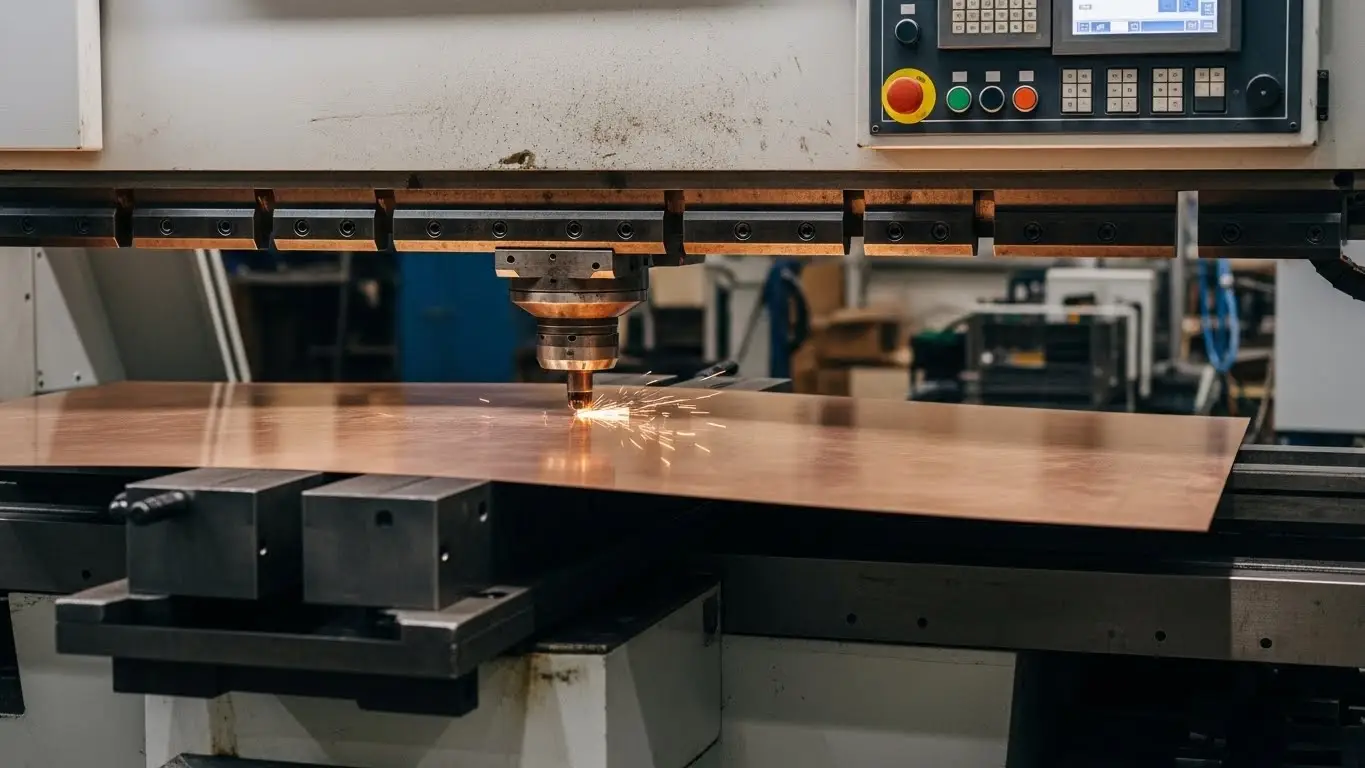 Freno a pressione CNC per lamiera di rame