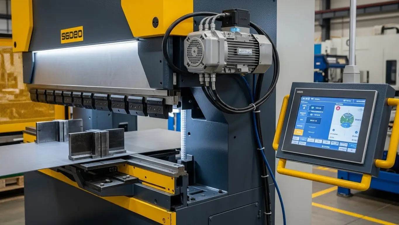 Freno a pressione con servomotore