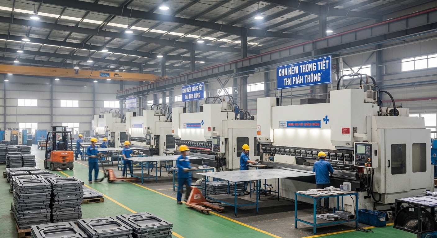 Fabbrica di freni a pressione CNC in Vietnam