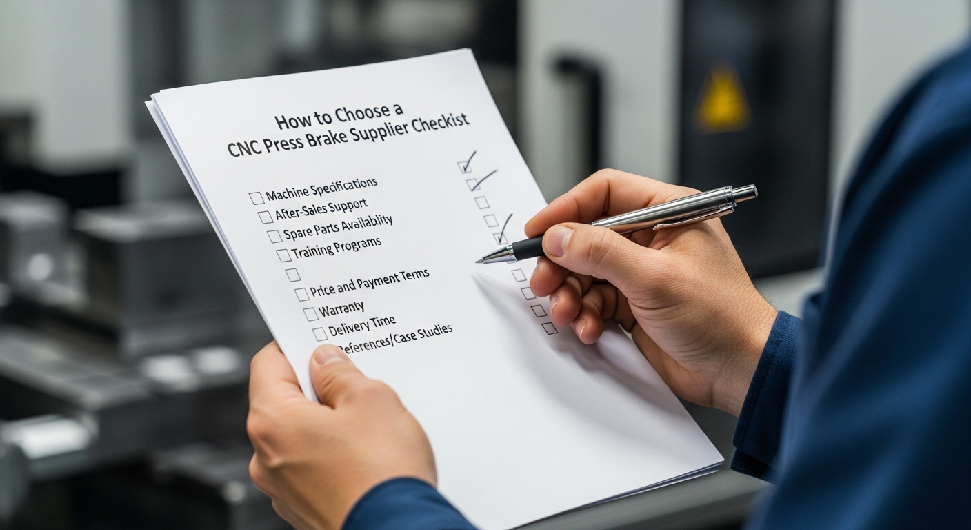 Come scegliere una checklist per un fornitore di freni a pressione CNC