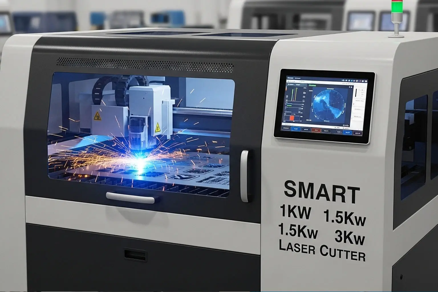 JS RAGOS Smart Laser Cutting Machine da 1kW–3kW