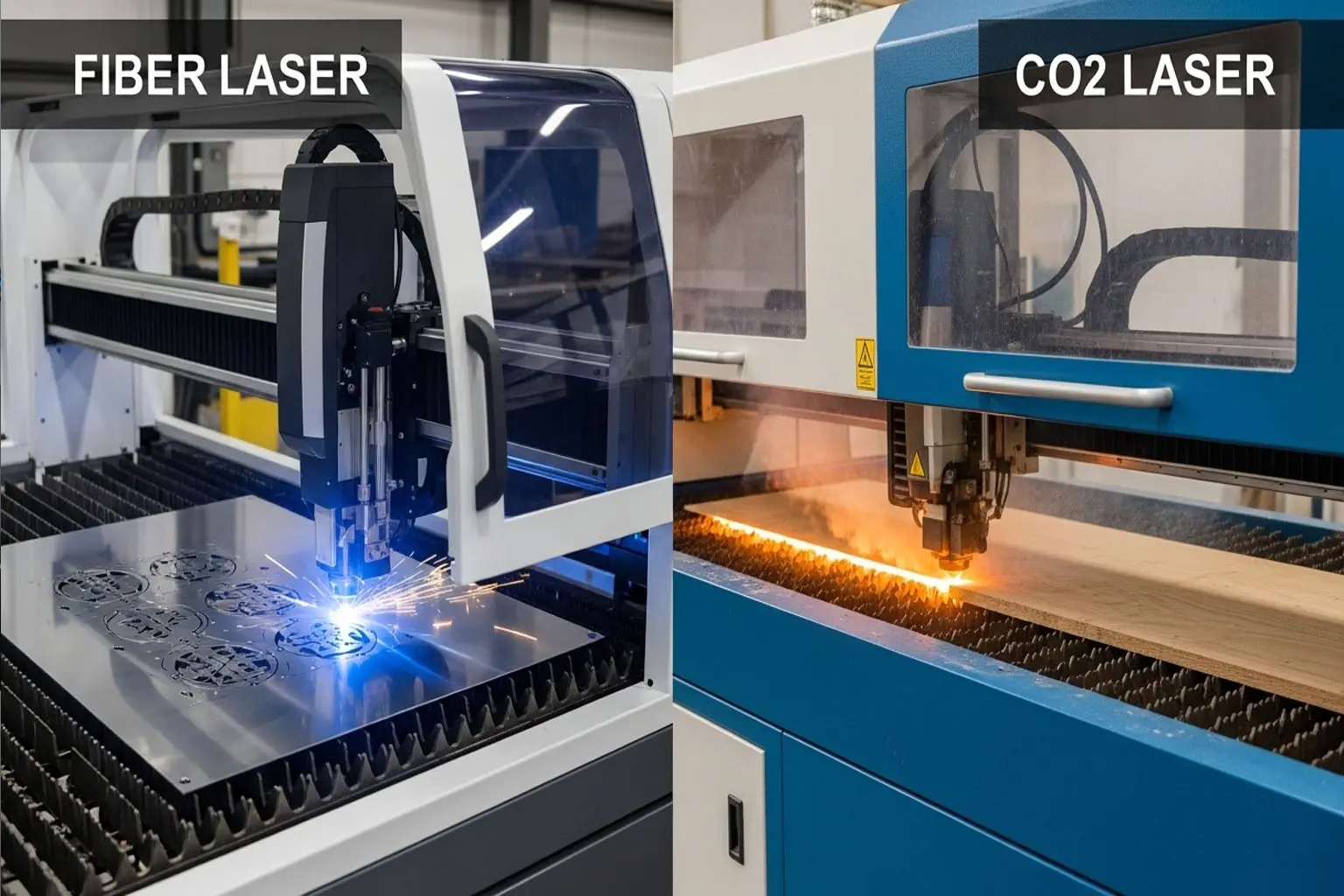 Laser a fibra vs laser CO₂: Differenze chiave e come scegliere